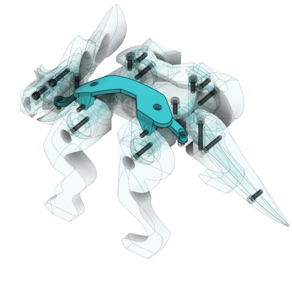 x ray illustration of a bespoke toy design