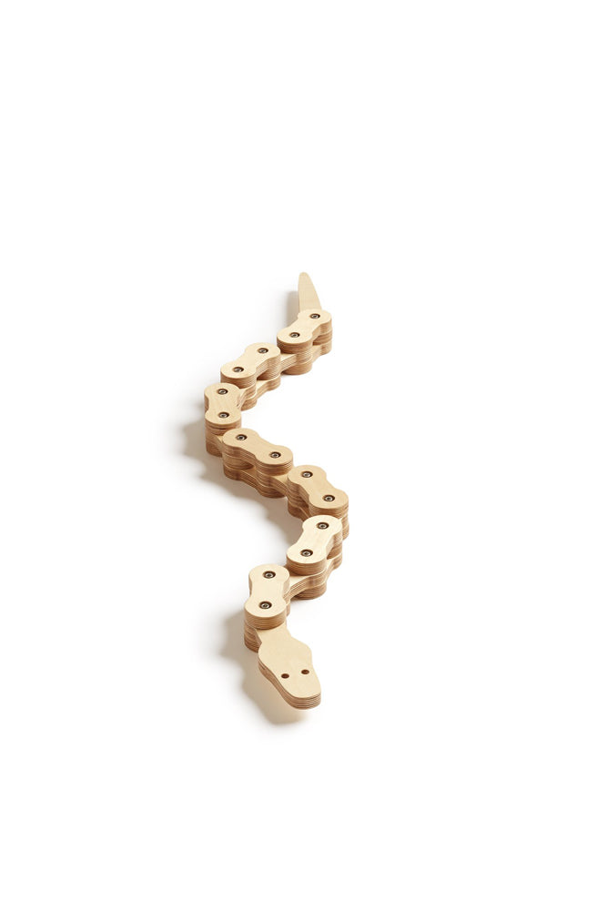 wooden toy snake