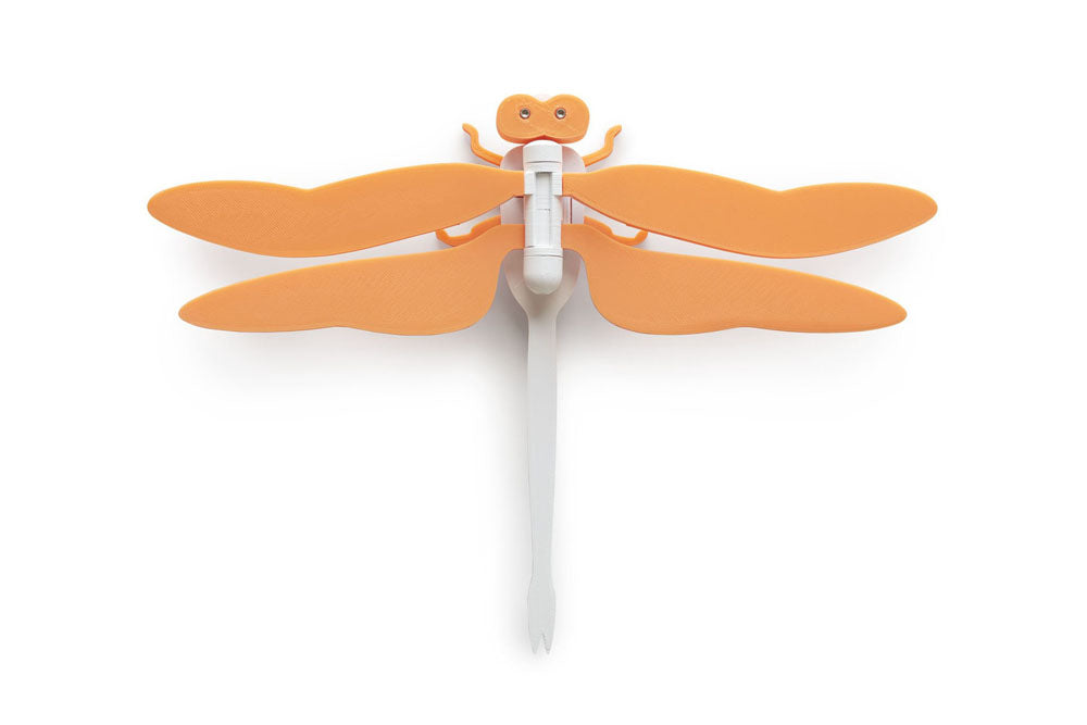 orange and white dragonfly toy